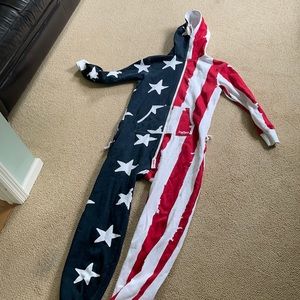 American flag onesie
